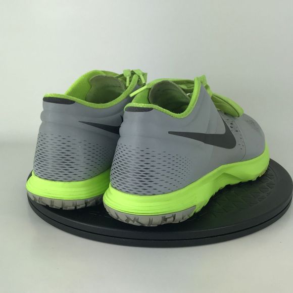 Nike FS Lite Trainer Gray/Green Athletic Running Shoes 615972-012 Men's Size 11 - Picture 5 of 12